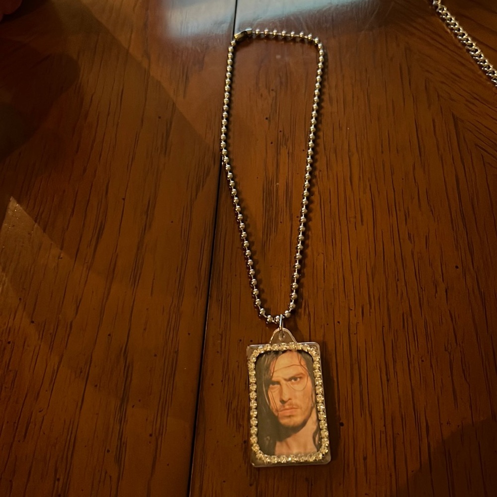 Andrew WK Lazer Kitten necklace